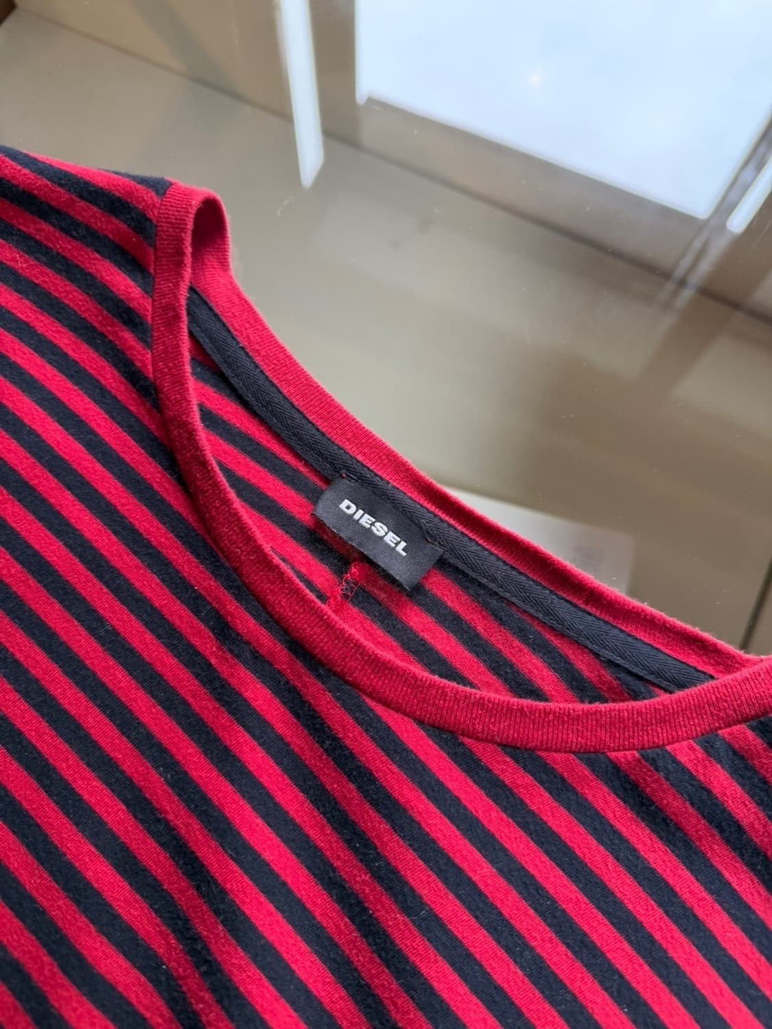 디젤 롱슬리브 크루넥 티셔츠 100 상품이미지6