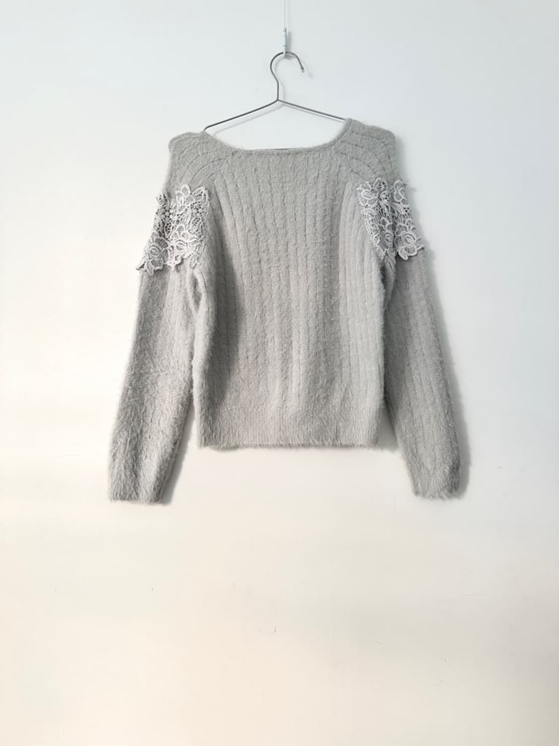 Flower embroidery patch knit  상품이미지3