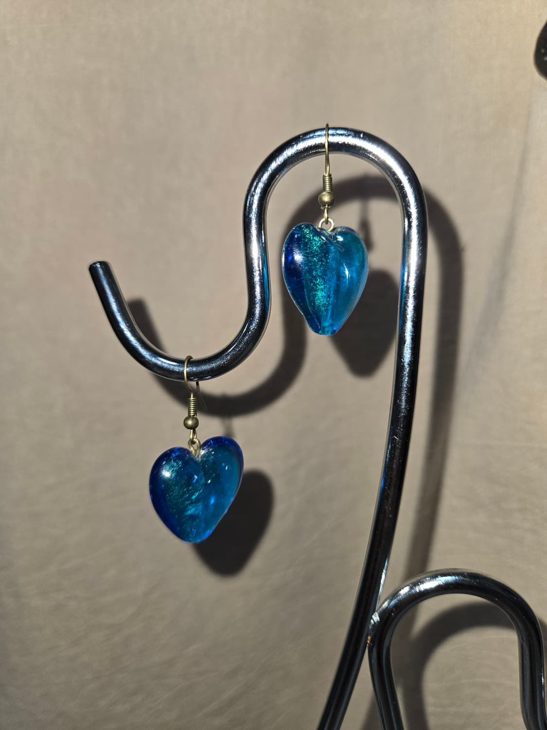 빈티지 수공예 유리 귀걸이 상품이미지3