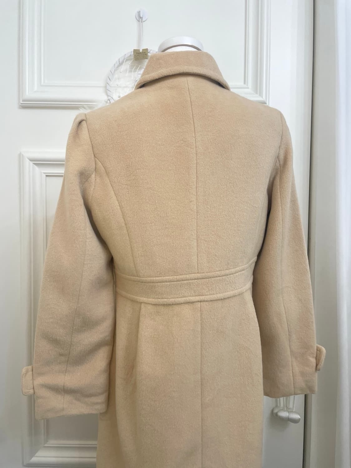 beige puff pleats lovely mori coat 상품이미지4