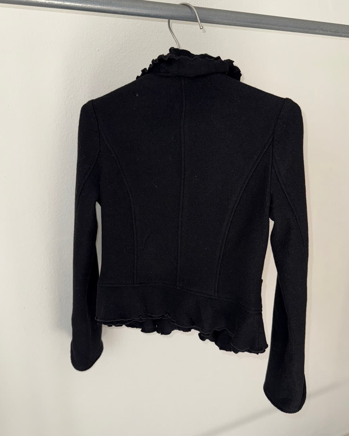 빈티지 프릴 울 자켓 상품이미지3