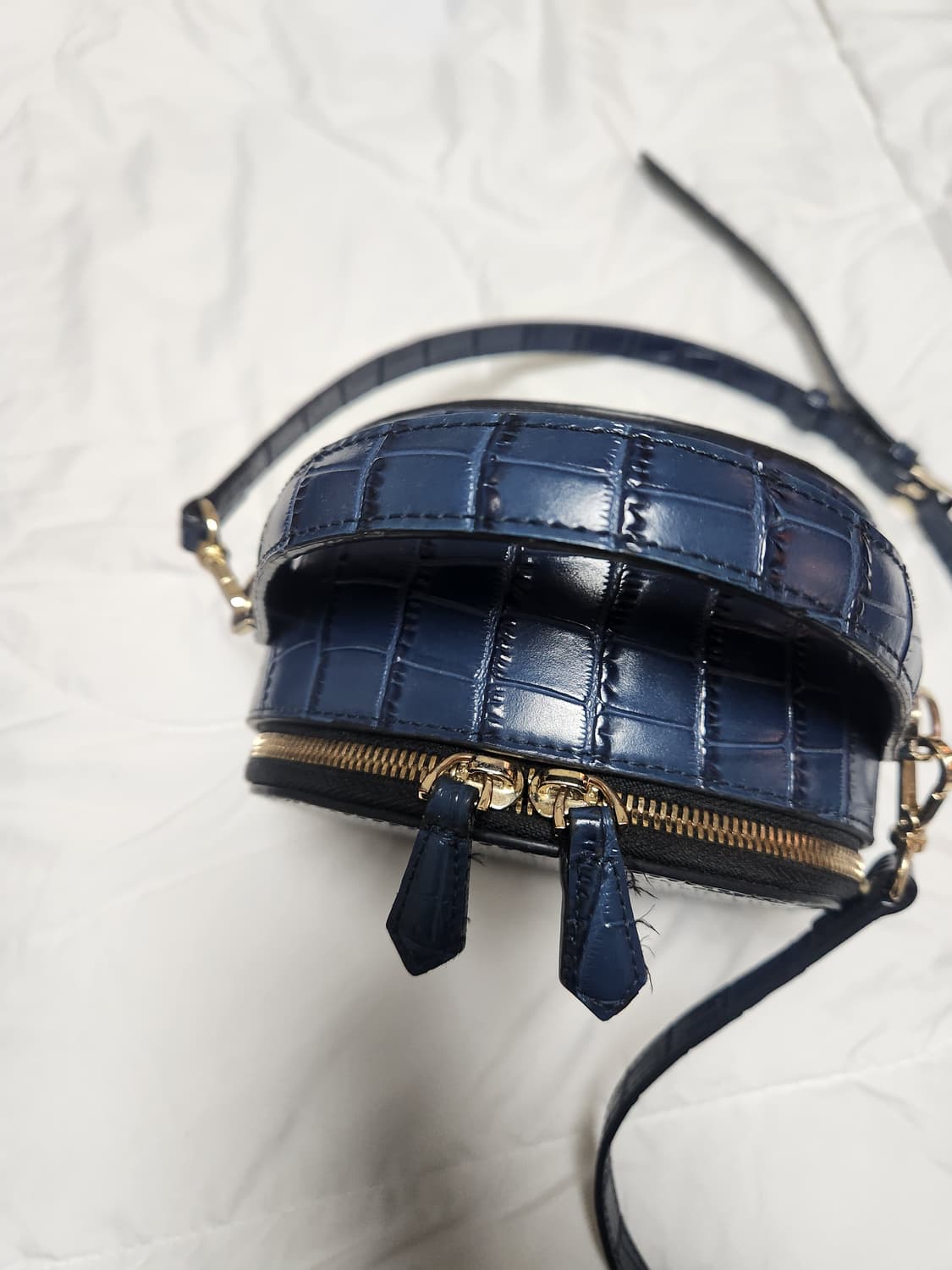 마리아꾸르끼 도토리백 네이비 상품이미지8