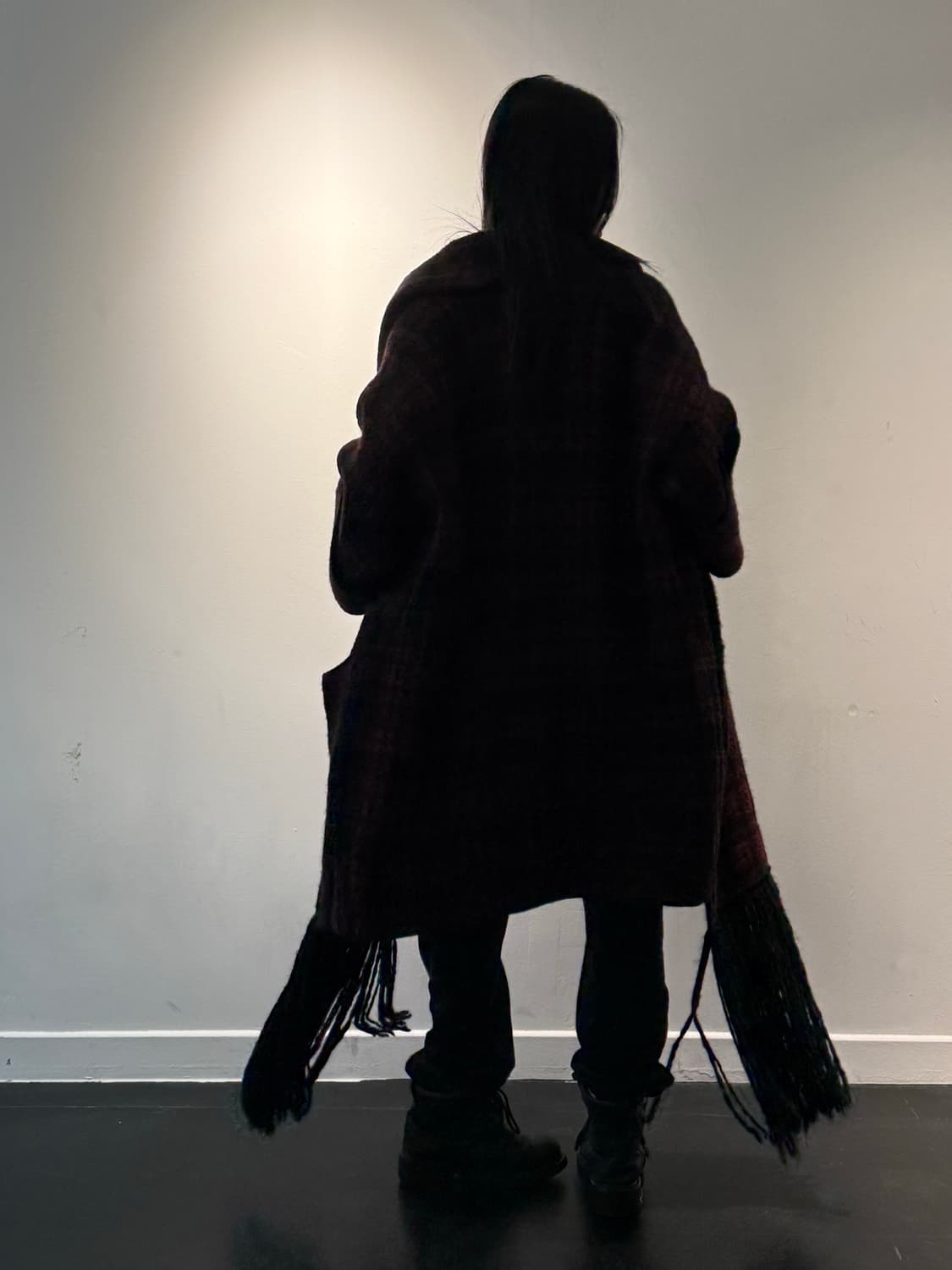 DIESEL FADED CHECK OVERCOAT 상품이미지8