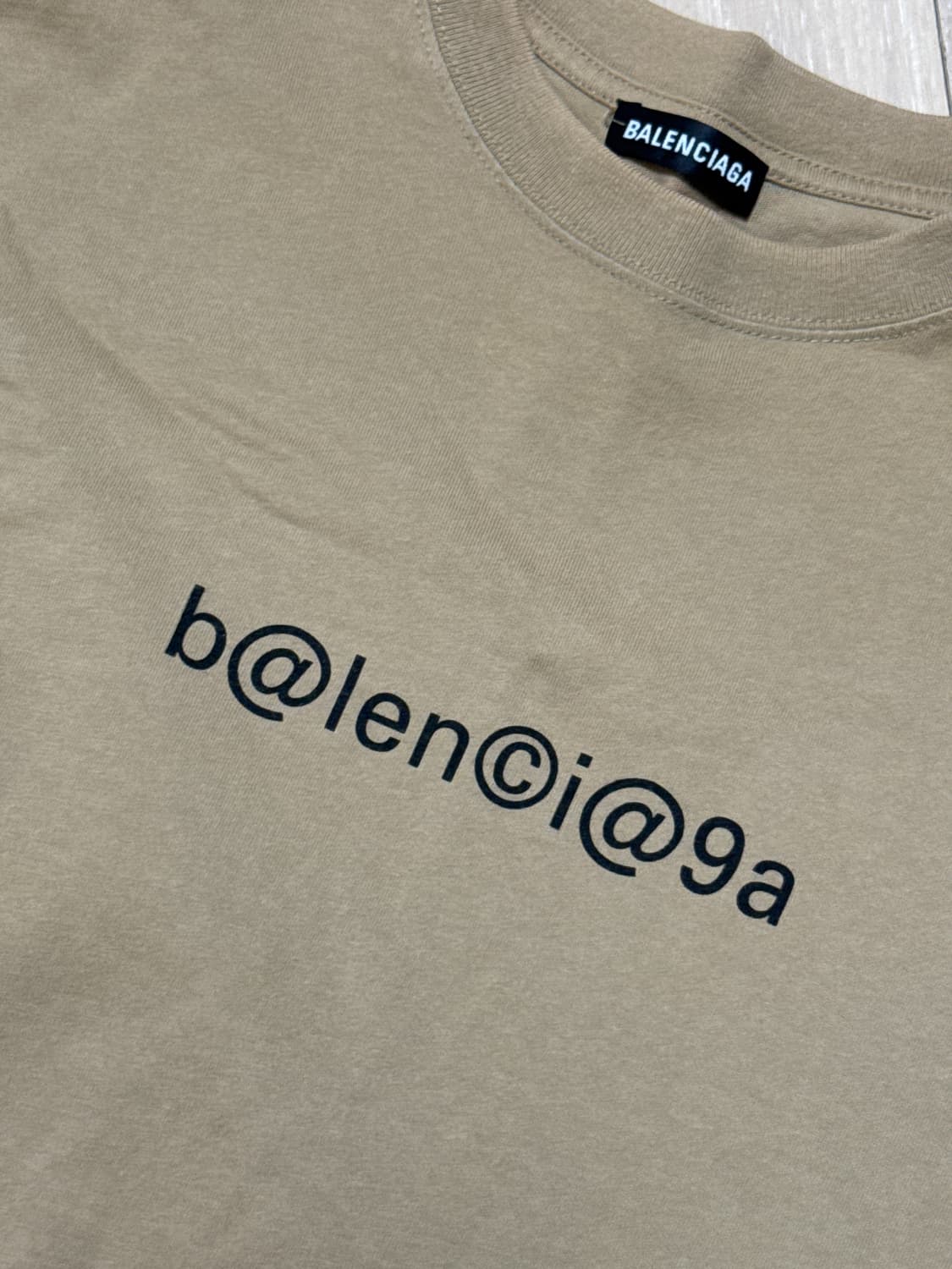 발렌시아가(Balenciaga) b@len©i@9a 로고 티셔츠 상품이미지2