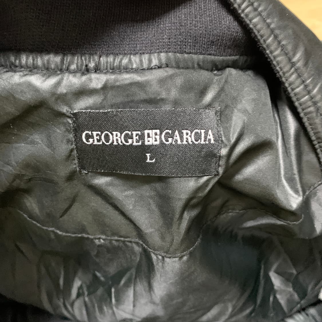 100)조지가르시아 레이싱패턴 덕다운패딩 상품이미지3