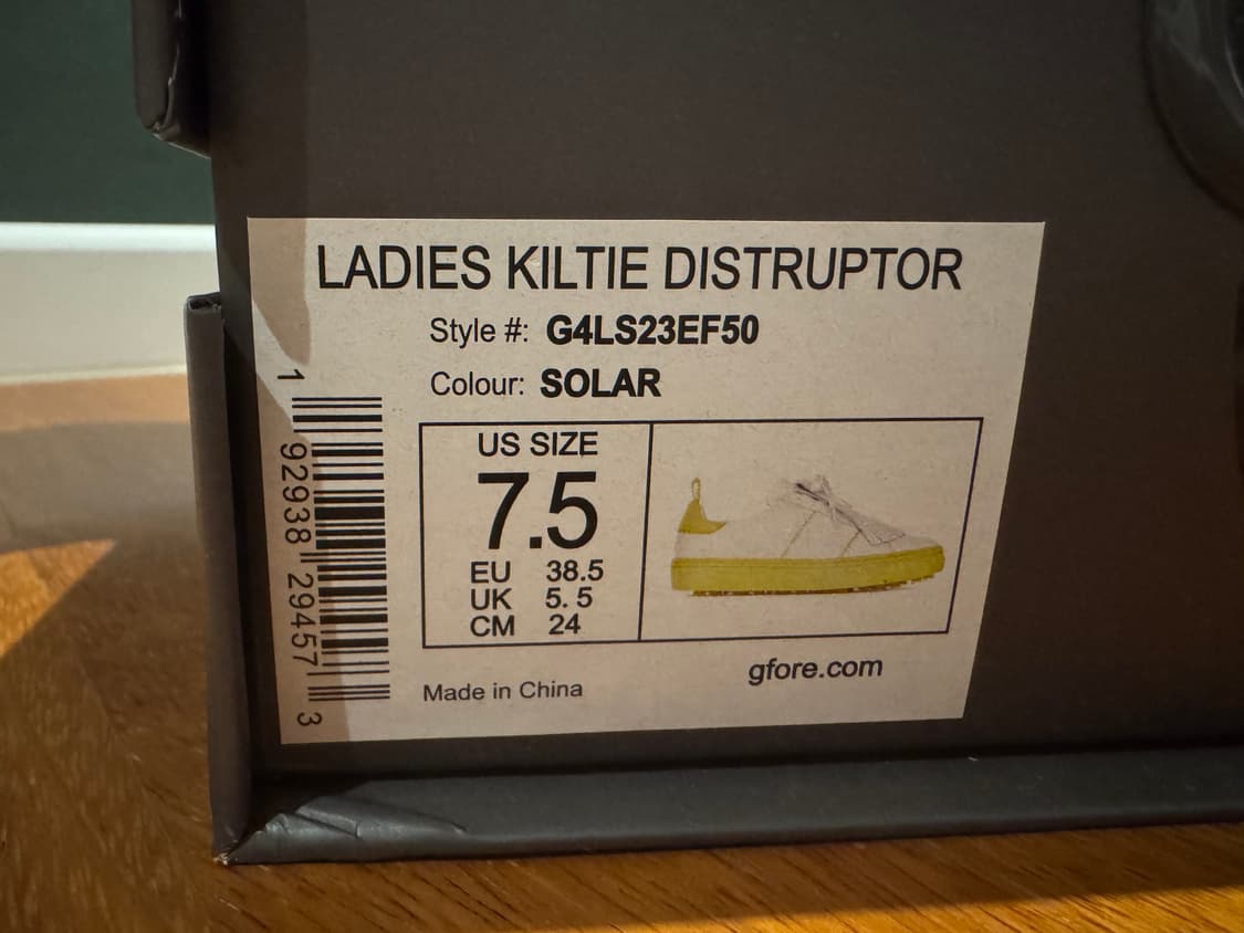 지포어 콘트라스트 악센트 킬티 더프 골프 슈즈 솔라 상품이미지3