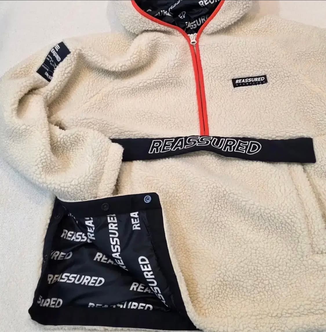 양털 뽀글이 후드 반집업 상품이미지3