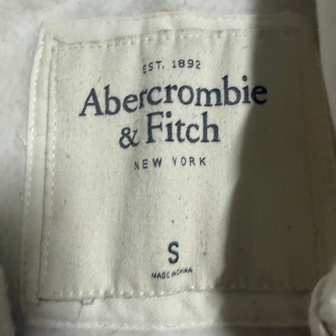 대장템 아베크롬비 화이트 후드집업 s 상품이미지3