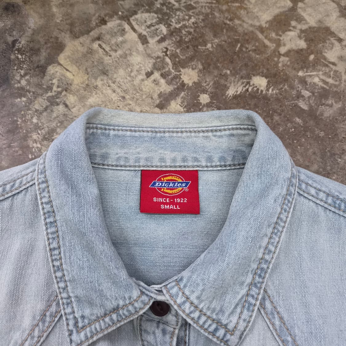 S) 디키즈 데님셔츠 청남방 웨스턴셔츠 아메카지 워크웨어 상품이미지3