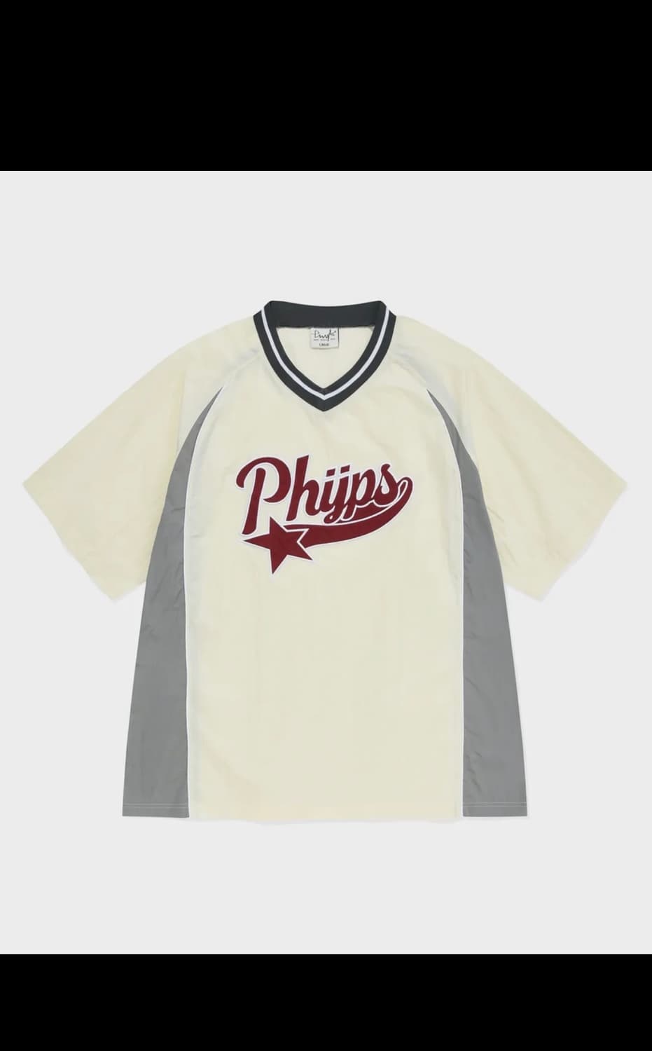 피지컬 디파트먼트 스타테일 스포츠 반팔티셔츠_아이보리 상품이미지1