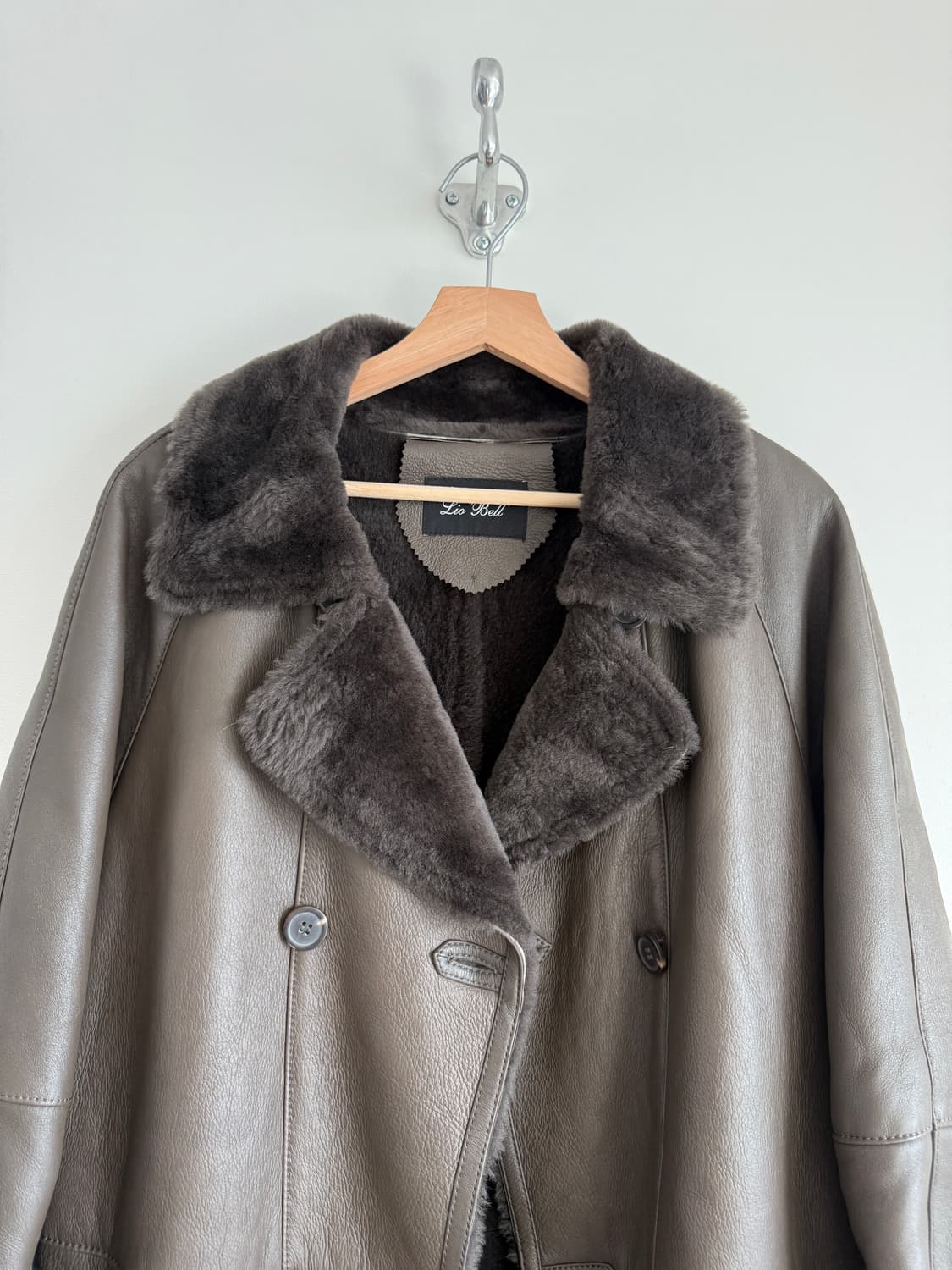 Pre owned 리얼무통 무스탕 코트(스페인레더) 상품이미지4