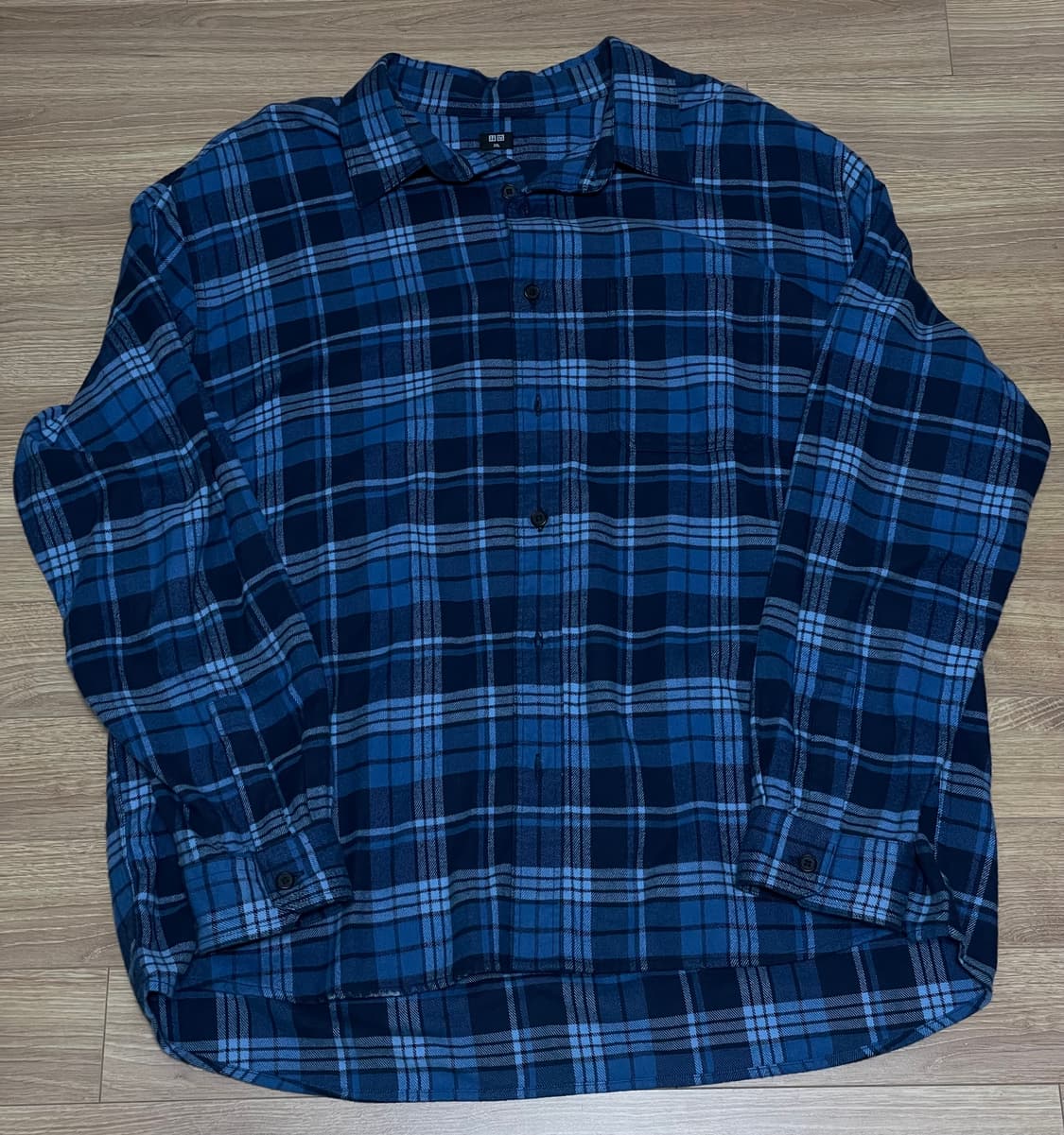 유니클로 체크 플란넬 셔츠 상품이미지1