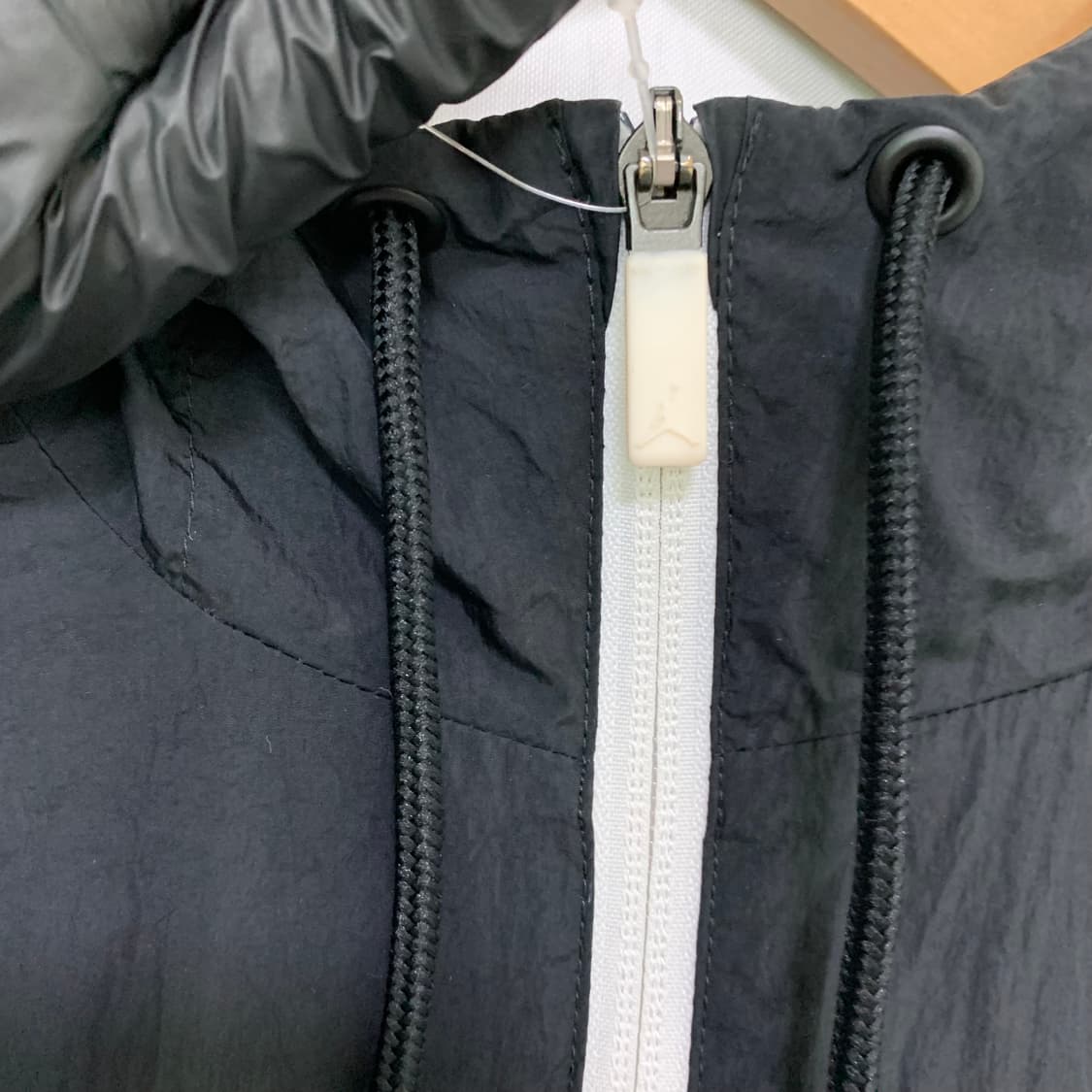 나이키 조던 배색 빅 로고 바람막이 후드 집업 바막 XL 105 빈티지 상품이미지4