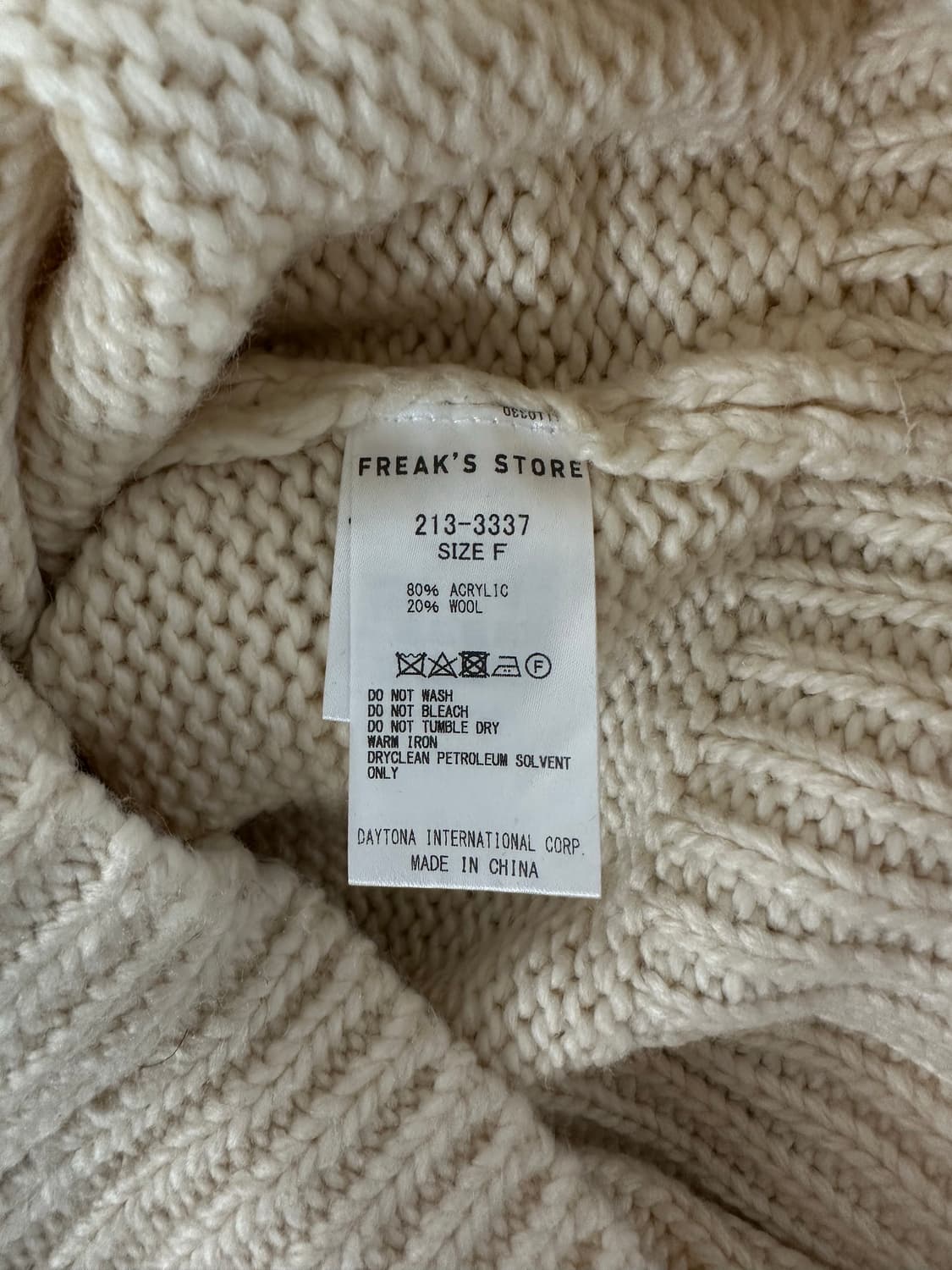 Freak’s Store 프릭스 스토어 M 로고 니트 상품이미지4