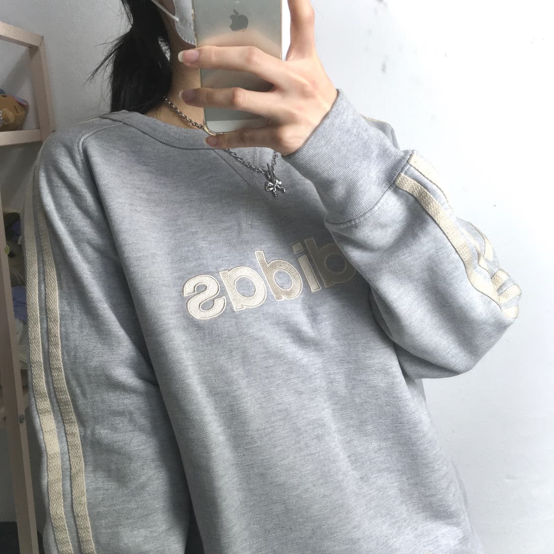 아디다스 일본판 대대장 맨투맨 상품이미지4