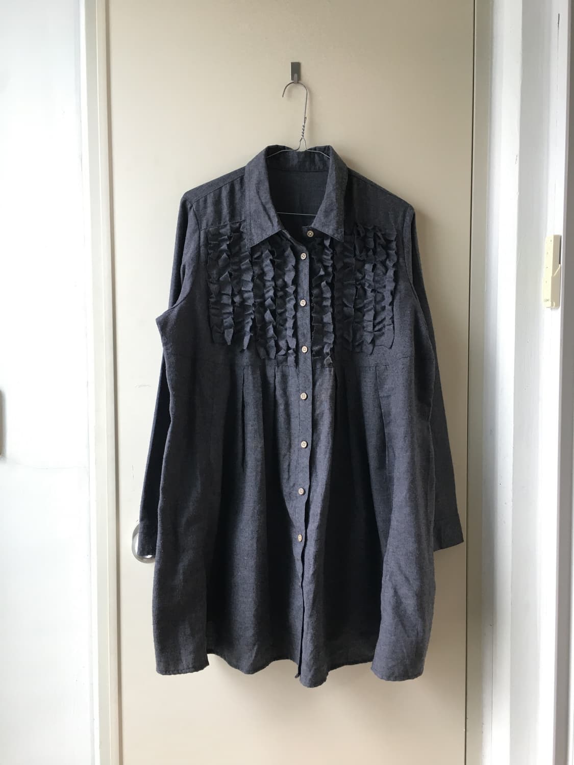 프릴 디테일 빈티지 상의/원피스 상품이미지1