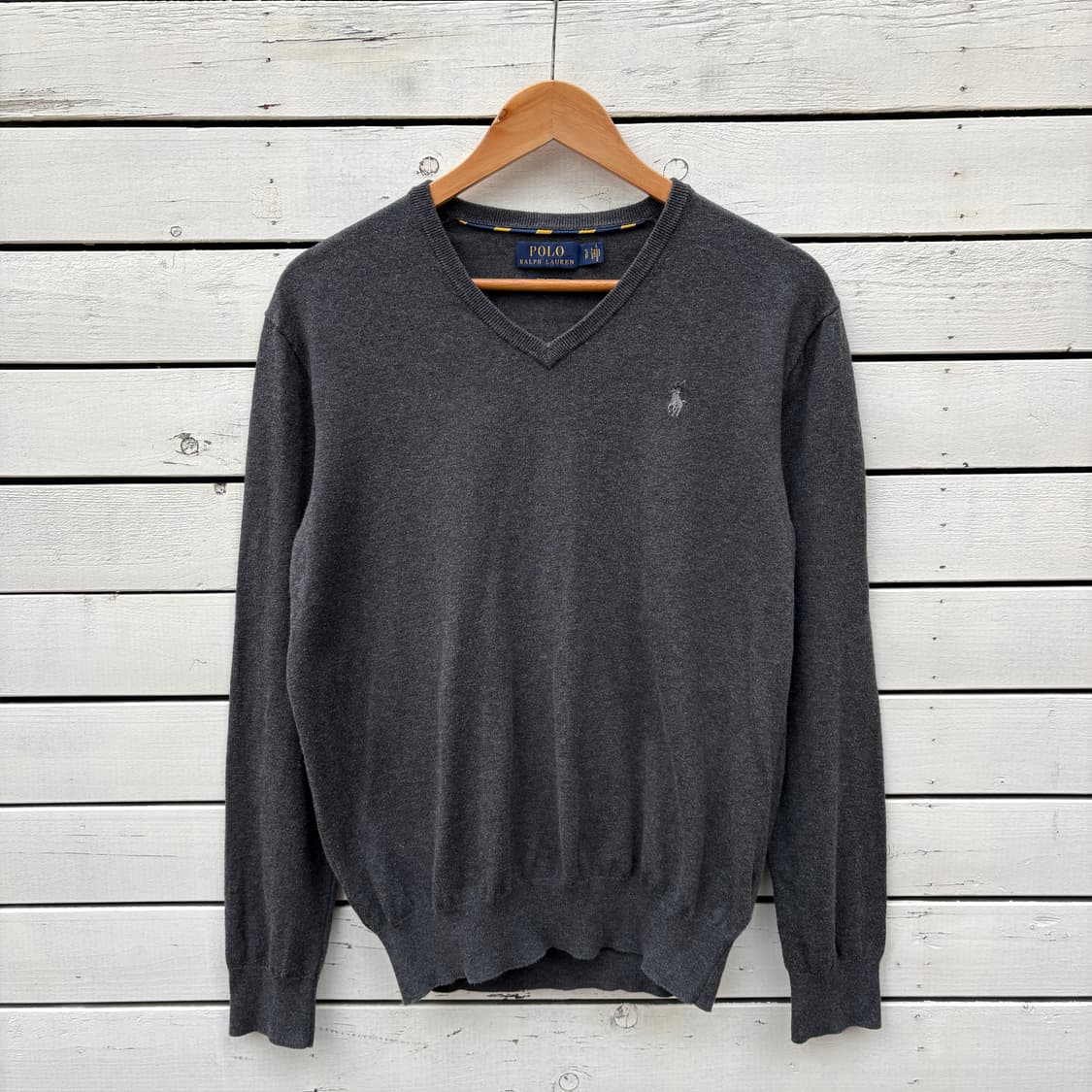 Polo 폴로 피마코튼 브이넥 니트 상품이미지1