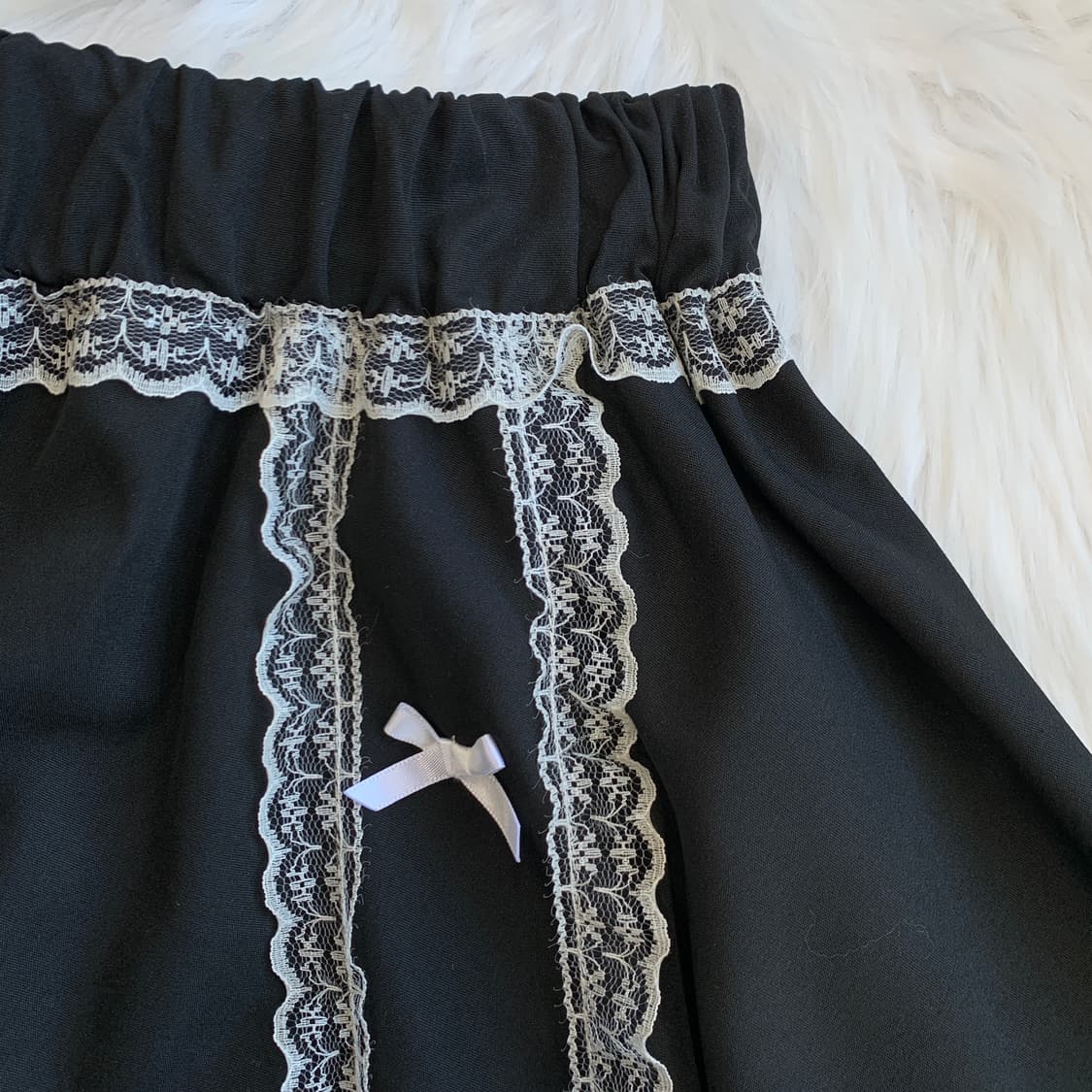 빈티지 고스로리 레이스 캉캉 플레어 스커트 1779 상품이미지4