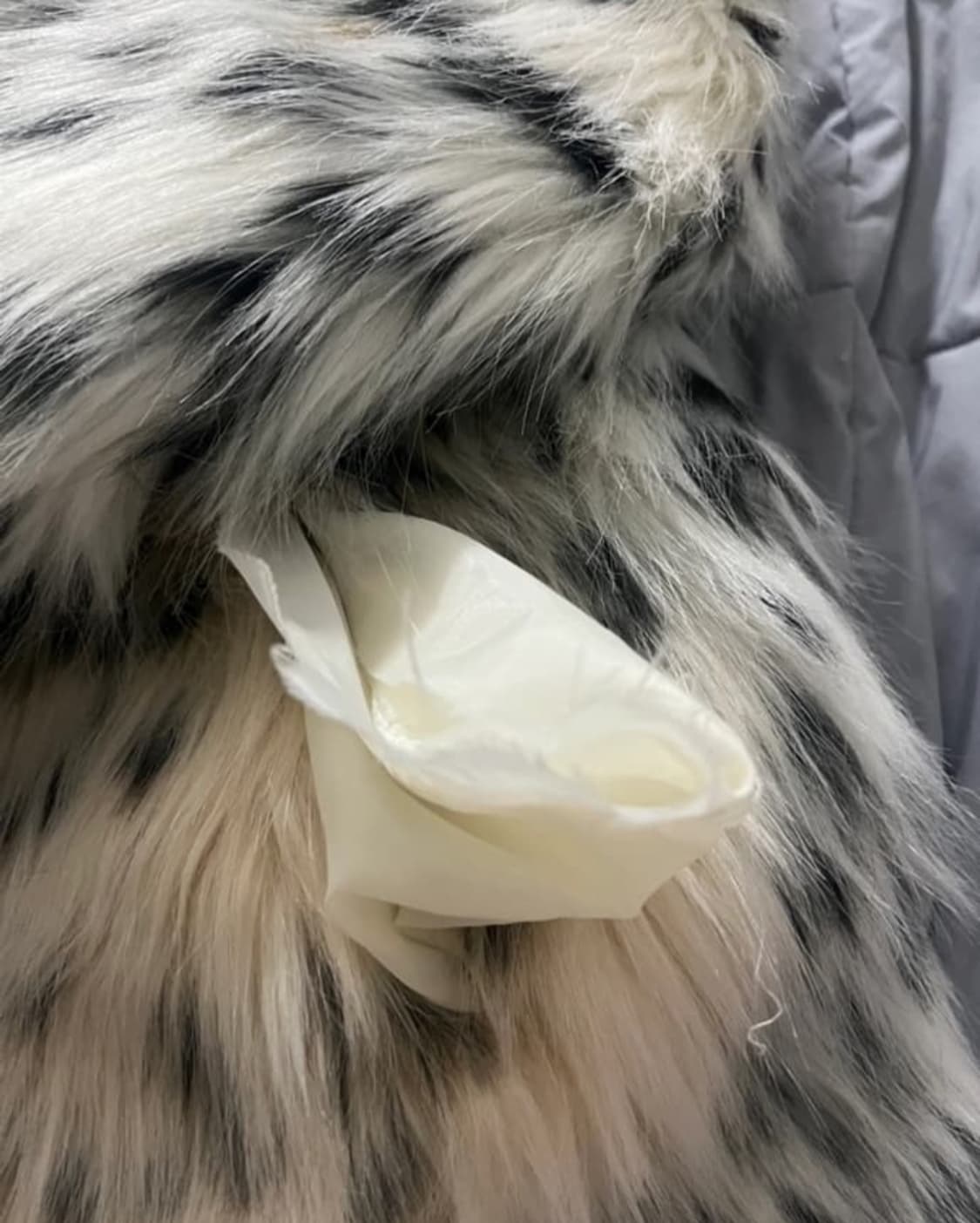 갸루 레오파드 퍼자켓 상품이미지2