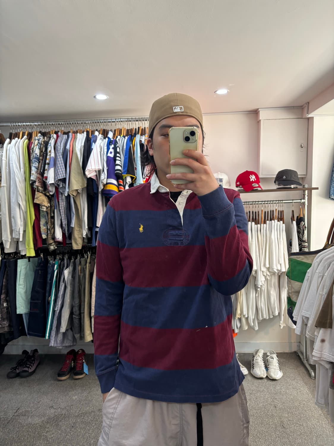 폴로 랄프로렌 스트라이프 럭비티 상품이미지6