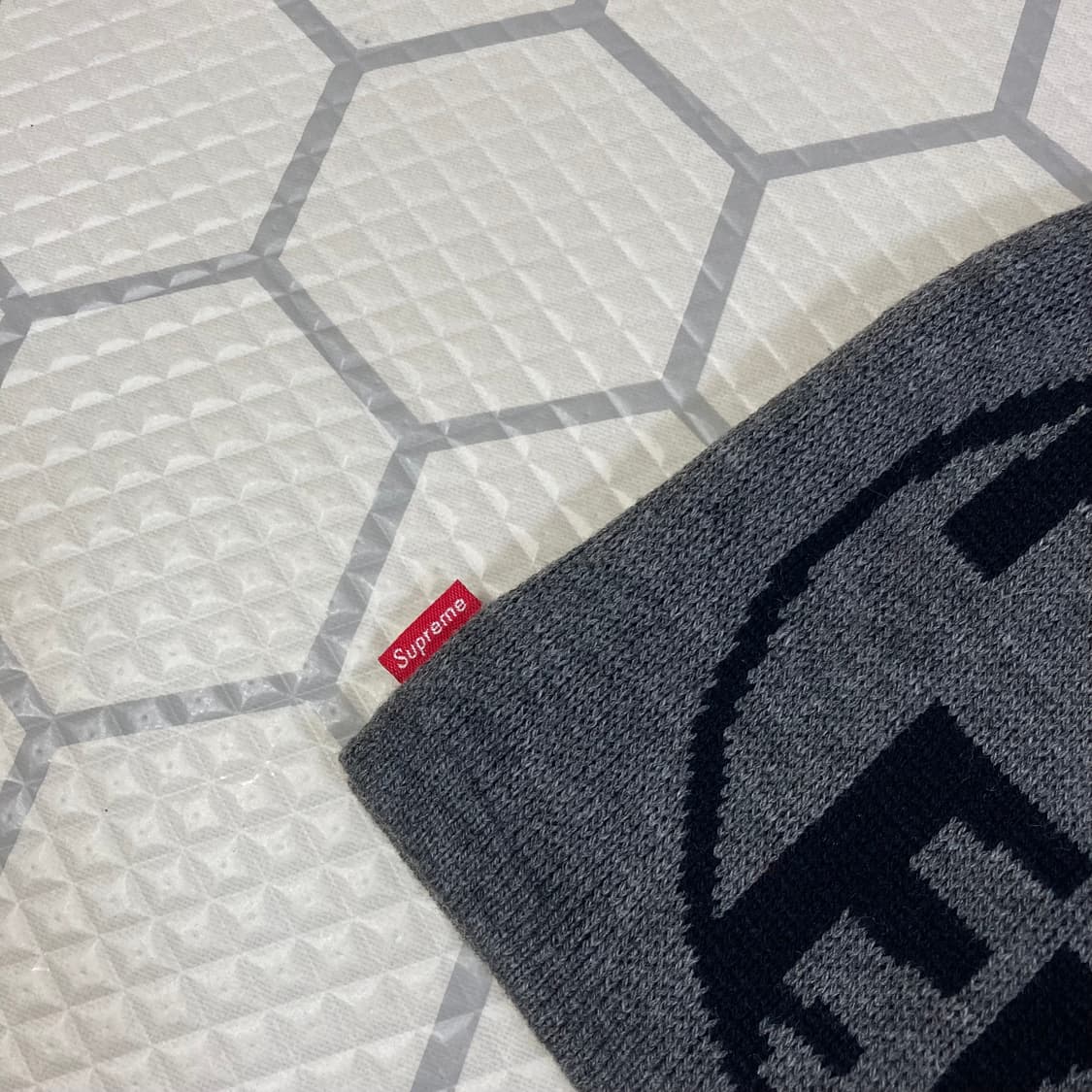 (os) 슈프림 09fw Fuck Em! 비니 그레이 상품이미지2