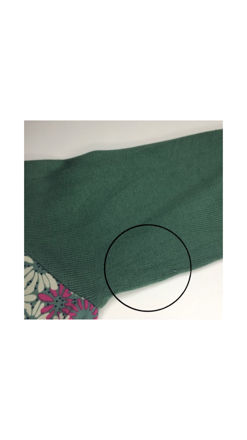 TITICACA 티티카카 그린 플라워 에스닉 가디건 상품이미지3