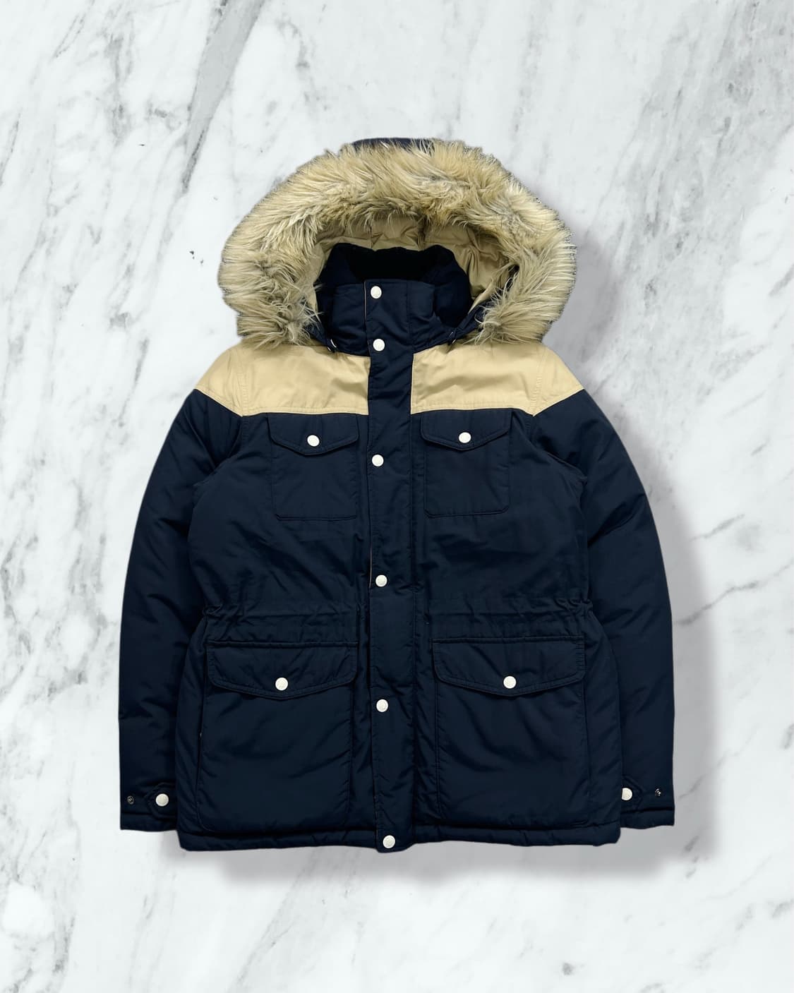 노스페이스 화이트라벨 구스다운 베이지 패딩  상품이미지1