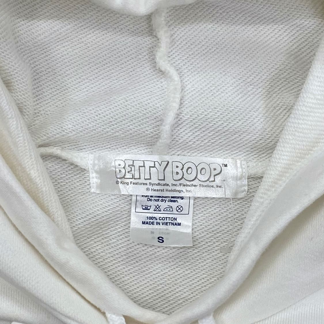 Betty Boop, White Printed Hoodie 상품이미지6