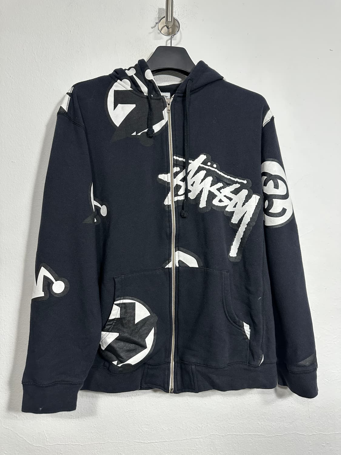 스투시 구형 후드집업 XL 상품이미지1