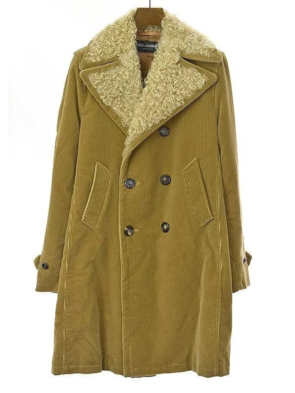 돌체앤가바나 02AW 램퍼 코듀로이 코트 상품이미지1