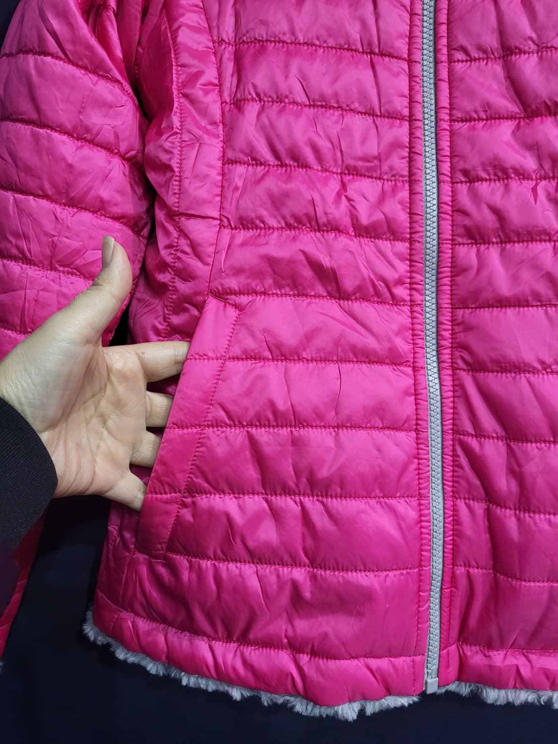 노스페이스 키즈 보아털 양면 패딩 상품이미지6