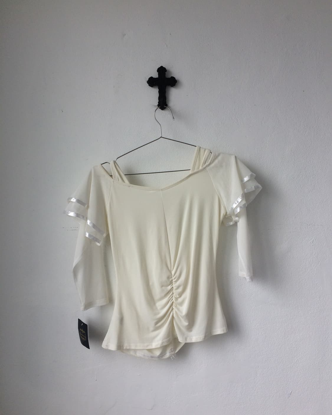 Shirring mesh top 상품이미지3