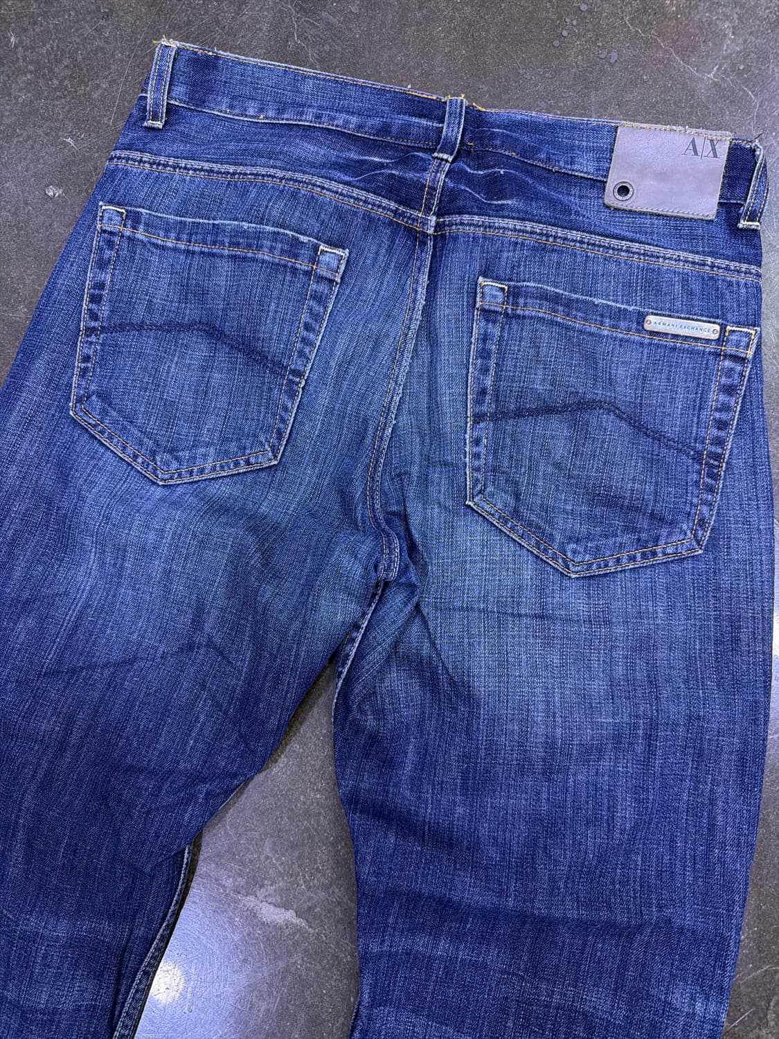 아르마니 익스체인지 헤어라인 워싱 데님팬츠 34 상품이미지6