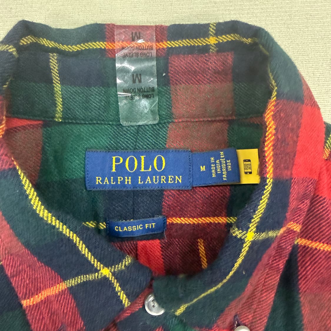 (M)폴로 랄프로렌 플란넬 타탄 체크셔츠(새상품) 상품이미지2