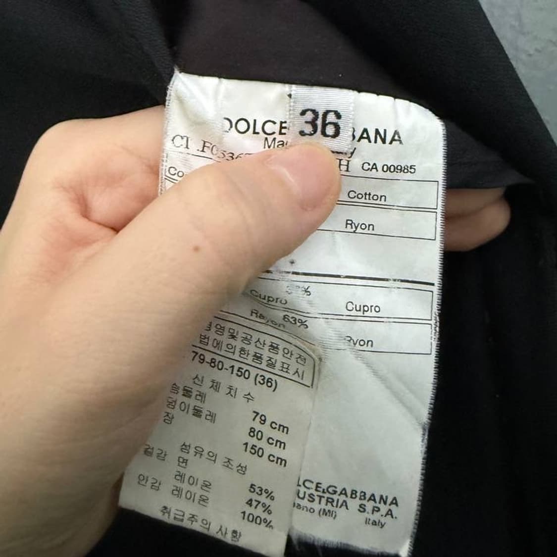 DOLCE & GABBANA Long Tailored Blazer 상품이미지6