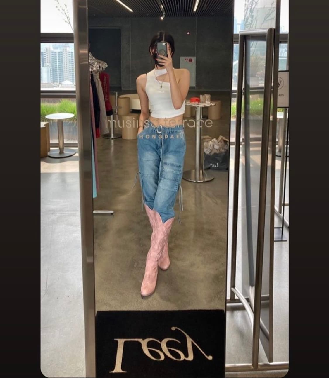 leey 여성 부츠(핑크) 상품이미지8