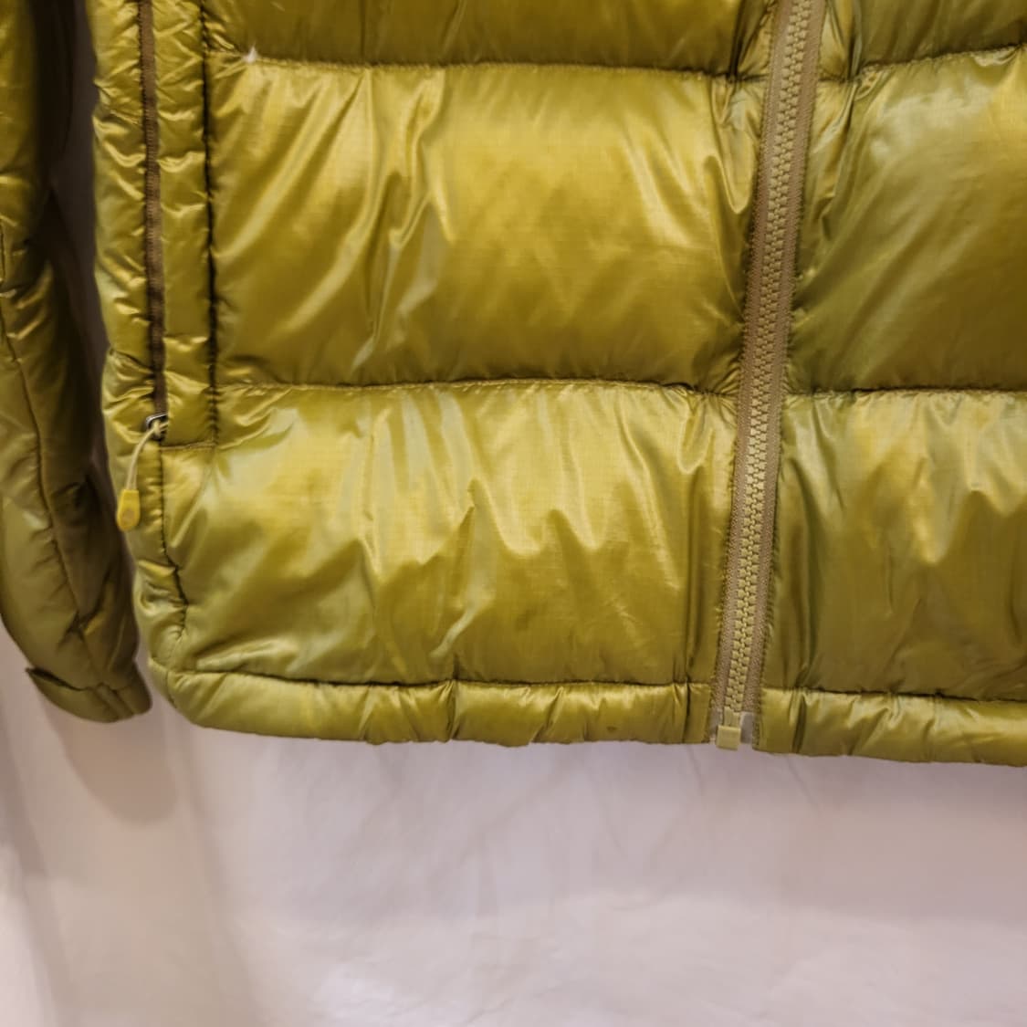 몽벨 라이트 알파인 다운파카 경량패딩 자켓 올리브 상품이미지4