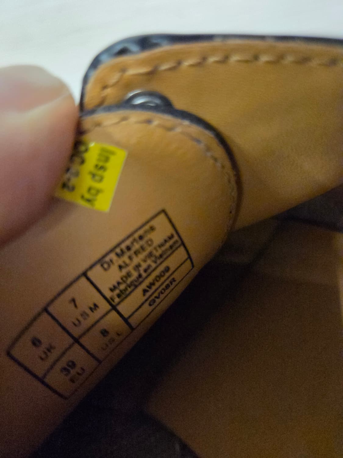 닥터마틴 알프레드 네이비 윙팁 슈즈 250 상품이미지6