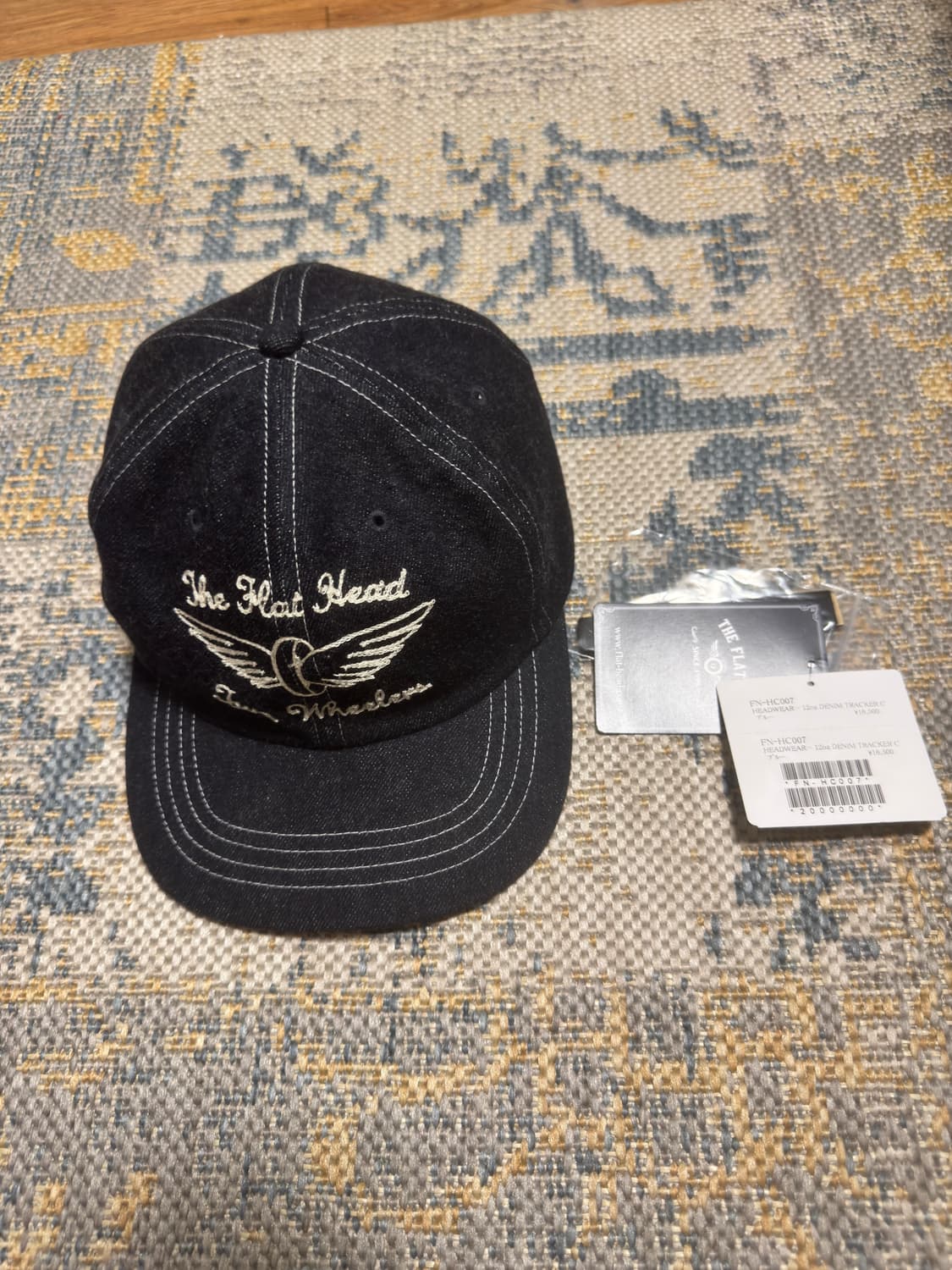 플랫헤드 플라잉휠 데님 캡 상품이미지1