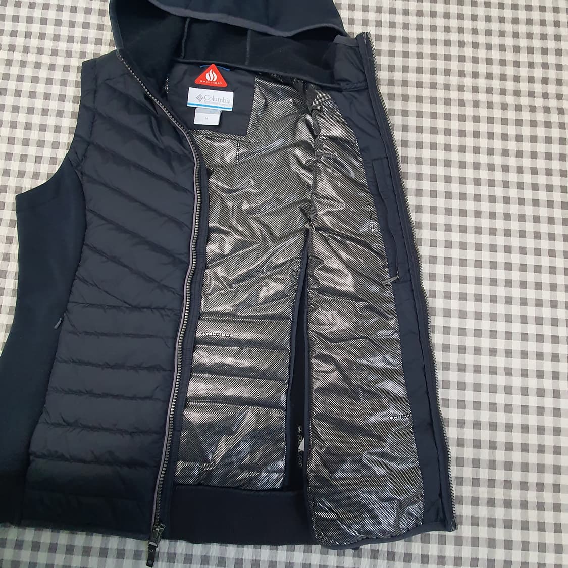 컬럼비아 거위털 패딩 베스트 공용95 상품이미지5