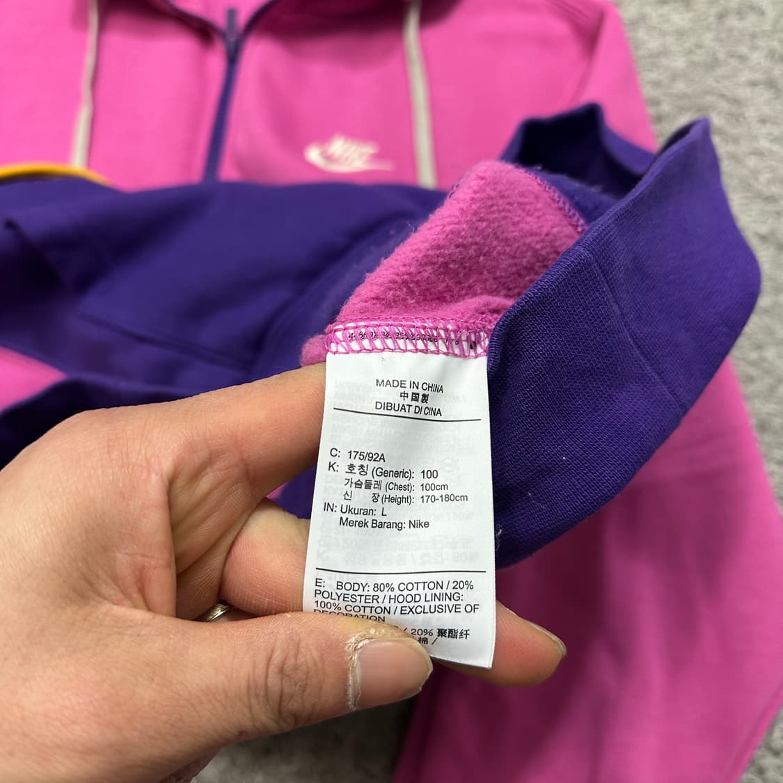[100] 나이키 반집업 후드티 상품이미지4