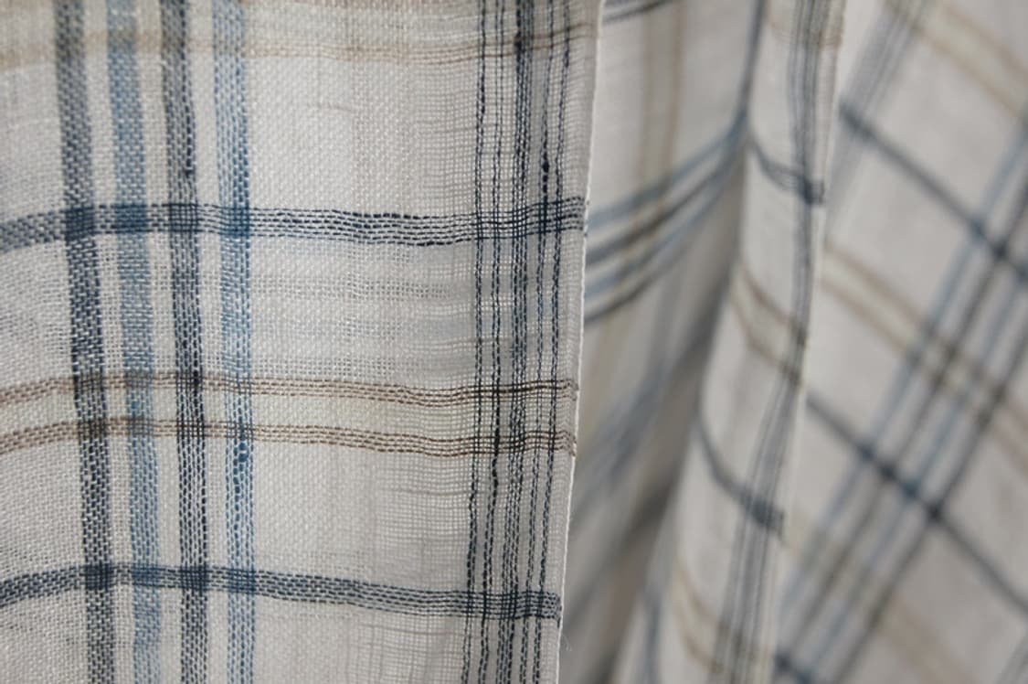 마가렛호웰 정품 린넨 체크 빅숄 상품이미지5