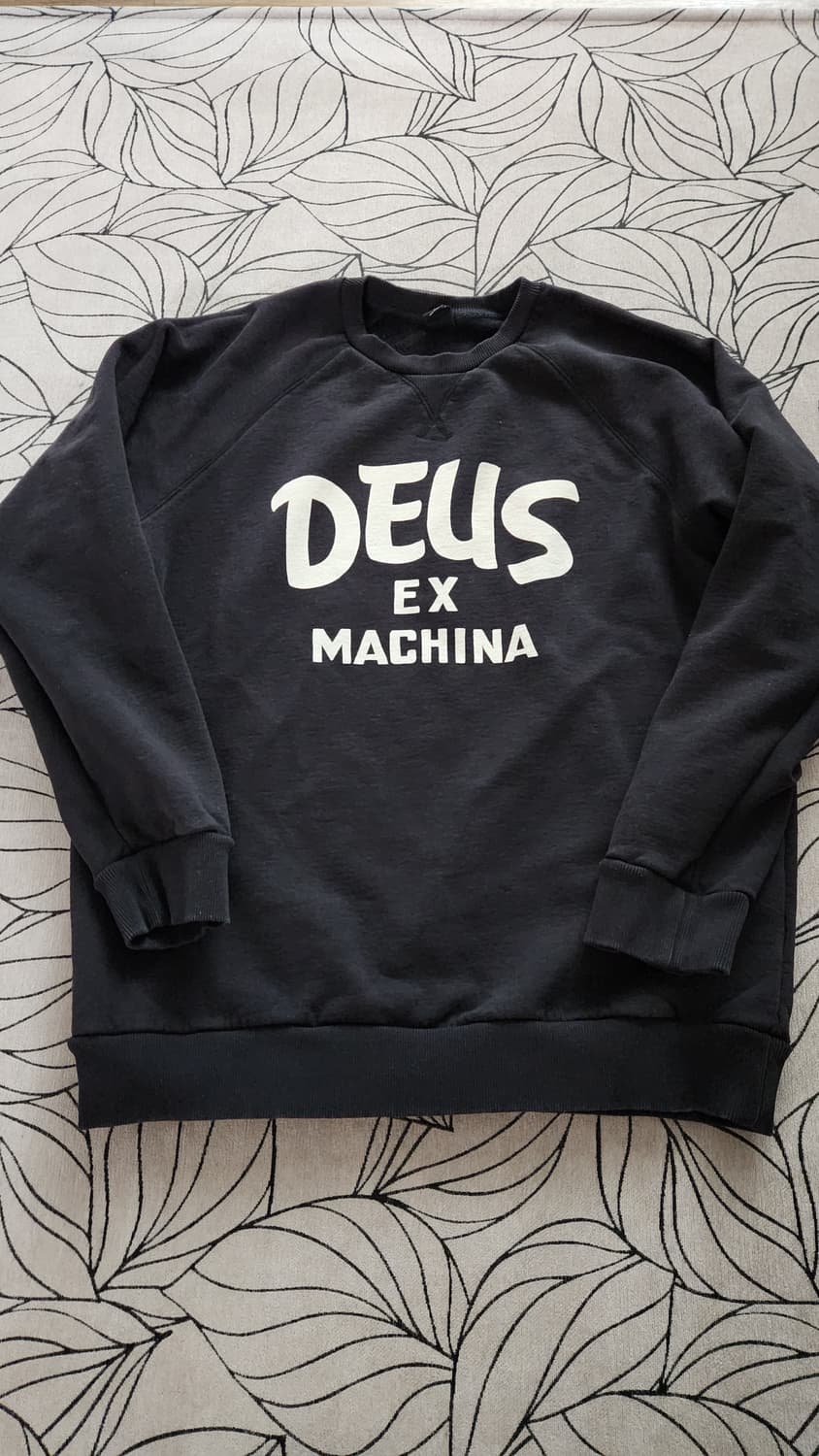 데우스엑스마키나 맨투맨 XXL 블랙 110 상품이미지1