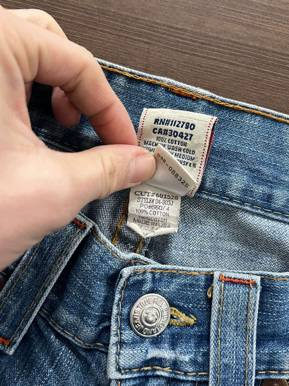 True Religion 트루릴리전 조이 부츠컷 나팔핏 연청 데님 팬츠 상품이미지7