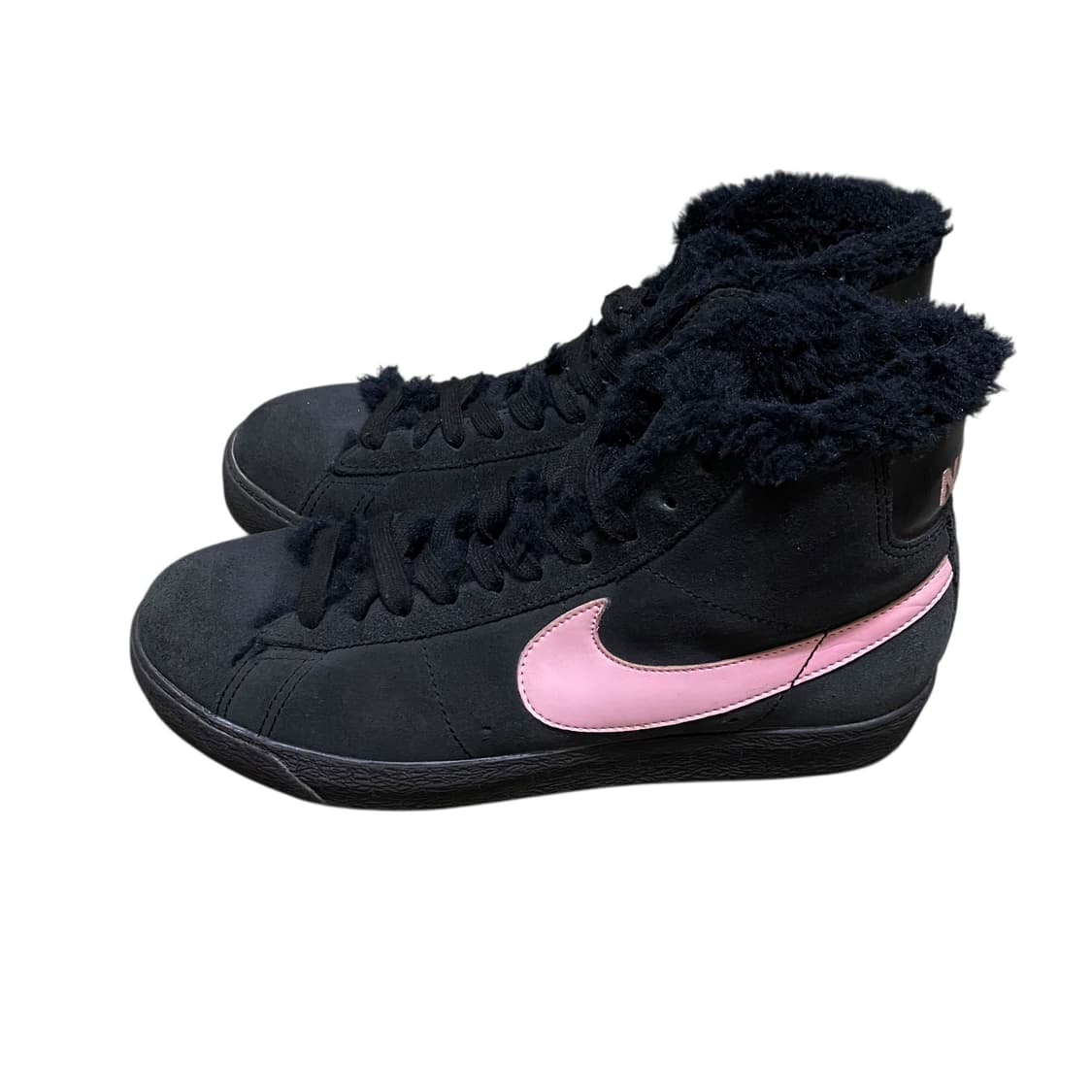 nike black fur shoes 상품이미지2