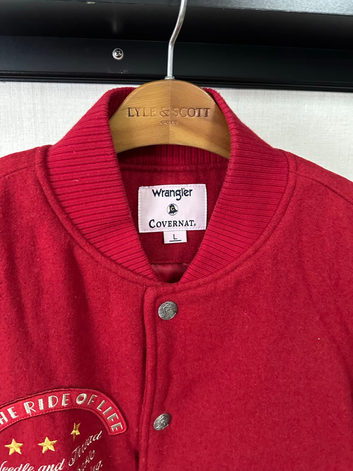 랭글러 x 커버낫 바시티 자켓 L 상품이미지5