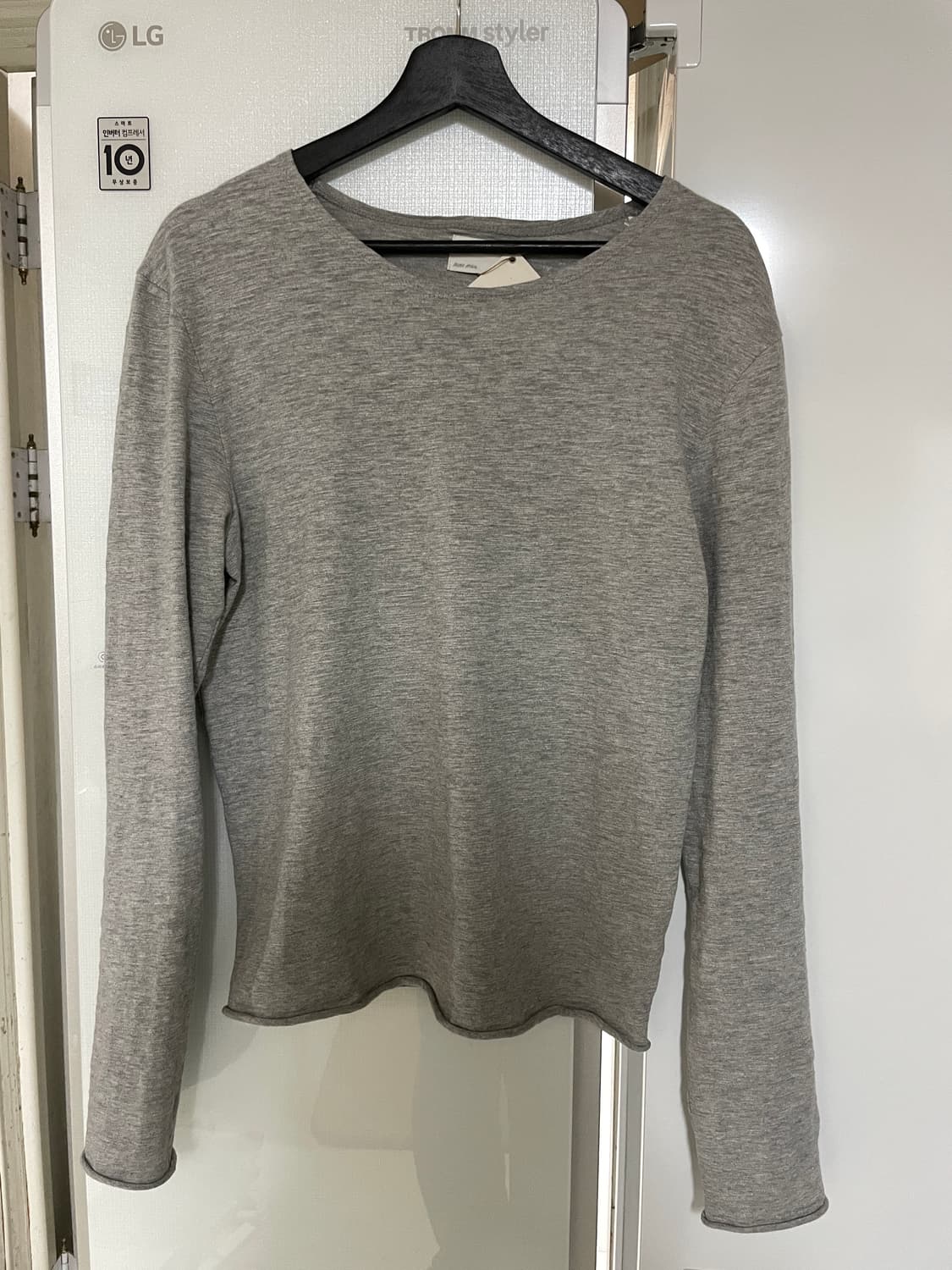 모노프리베 롱슬리브 멜란지그레이 상품이미지3