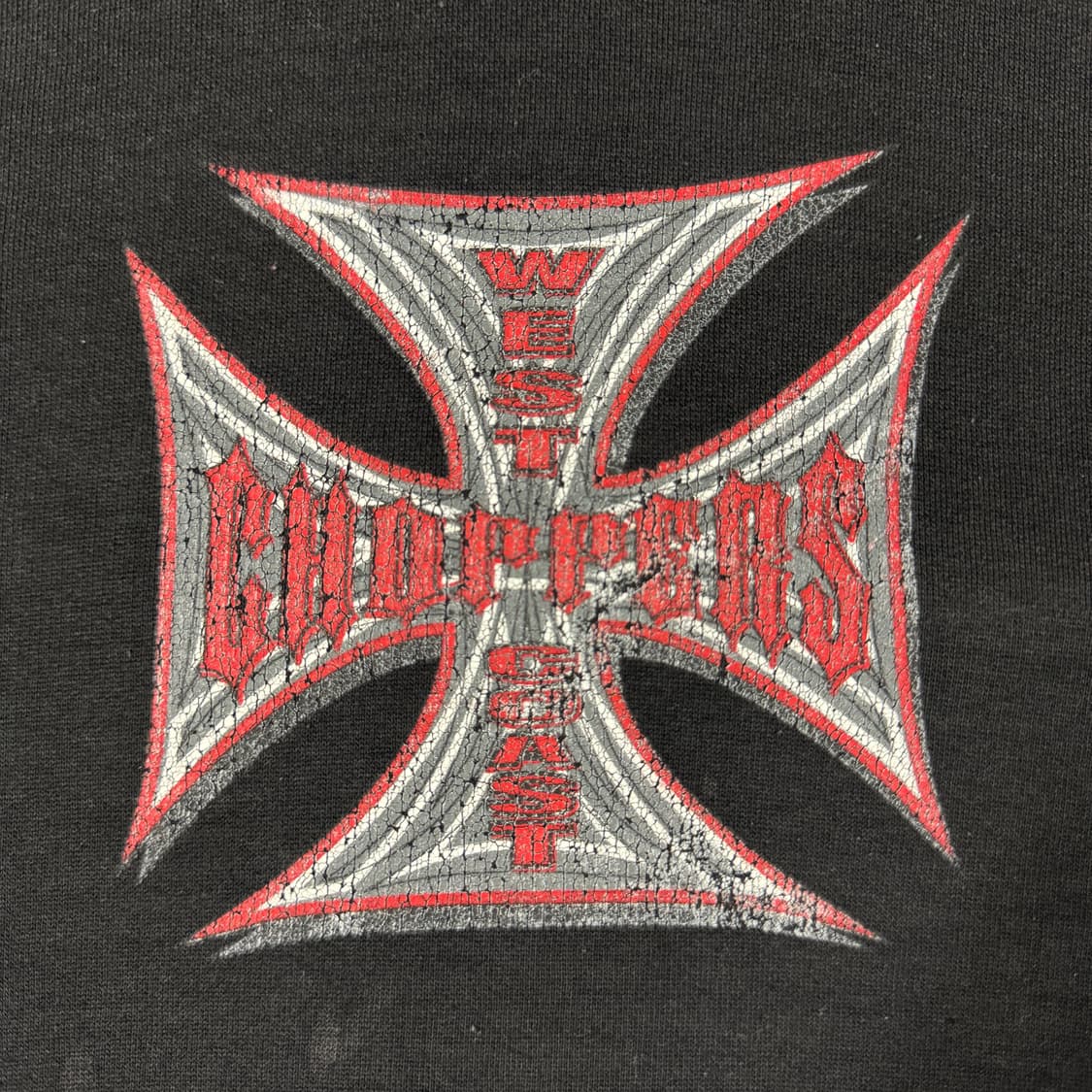 빈티지 West Coast Choppers 웨스트코스트차퍼스 데빌 후드 상품이미지4