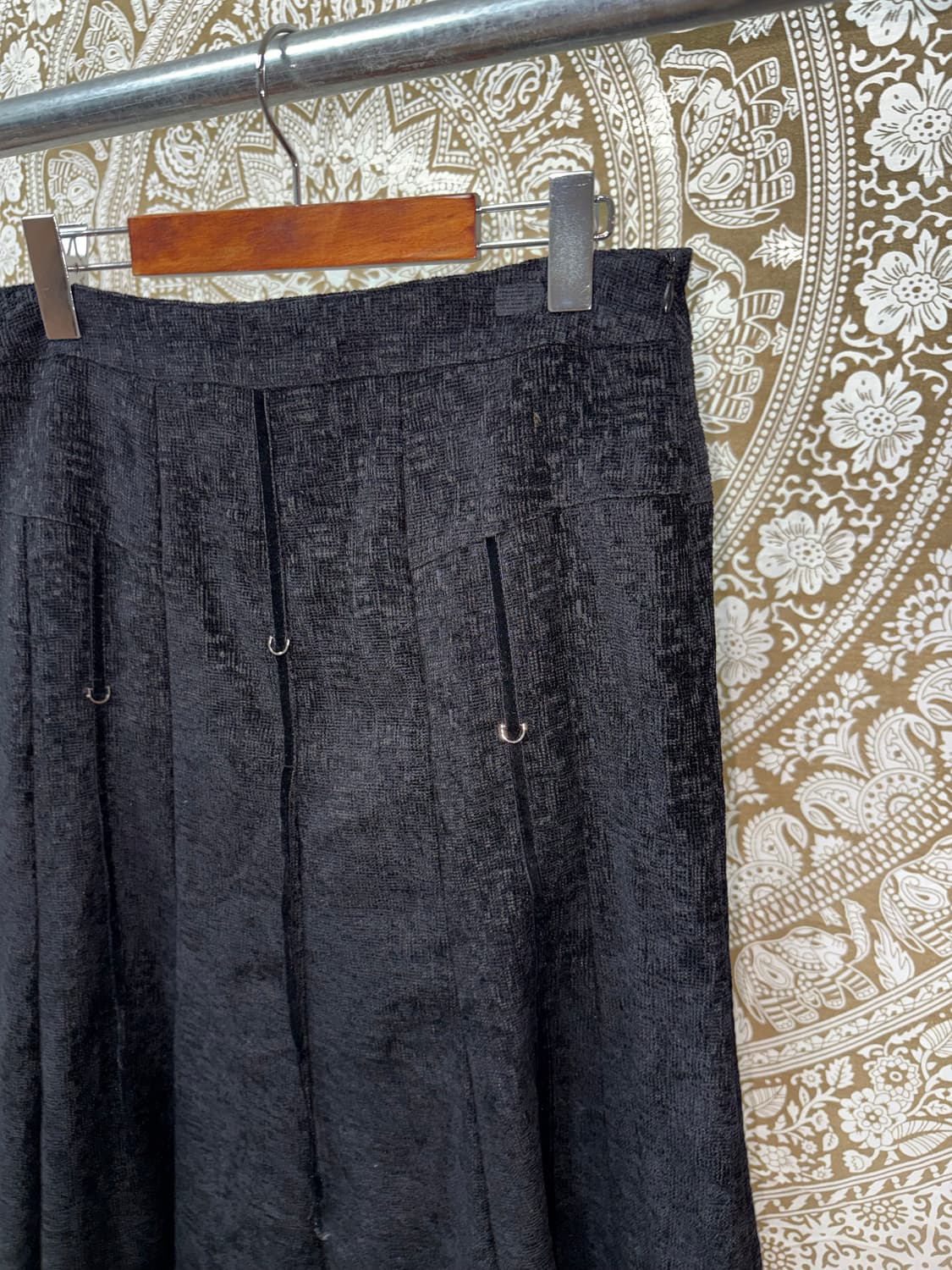 빈티지 코듀로이 디테일 미디스커트  상품이미지4