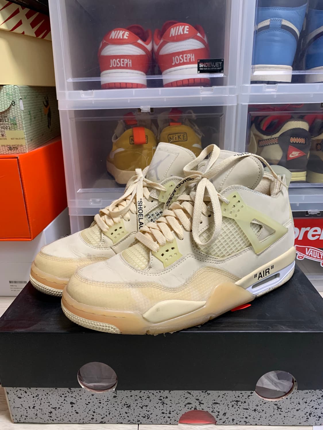 [w290][m285]나이키 오프화이트 조던4 세일 상품이미지1